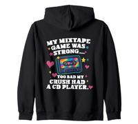 Funny Y2K Nostalgia My Mixtape Game Was Strong hombres y mujeres Sudadera con Capucha
