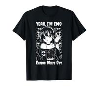 Funny Yeah I'm Emo Eating Milfs Out Apparel Camiseta