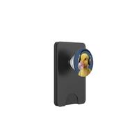 Funny Yellow Duck Music Lover Bubblegum Zoo Niños Niñas Niños PopSockets PopWallet para MagSafe