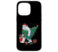Funny Yeti Christmas Tree Lights Bigfoot Xmas Sasquatch Boys Carcasa para iPhone 14 Pro MAX