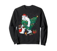 Funny Yeti Christmas Tree Lights Bigfoot Xmas Sasquatch Boys Sudadera