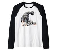 Funny Yoga Gnome Graphic For Women And Men Sports Teacher Camiseta Manga Raglan