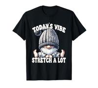 Funny Yoga Graphic With Meditation Gnome For Sports Teacher Camiseta