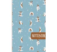 Funny Yoga Poses Jack Russell Terrier: Lined Journal Notebook Jack Russell Terrier Gifts for Russell Terrier Dog lovers | 6" X 9" | 110 Blank Lined