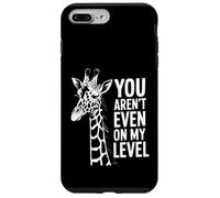Funny You Are Not Even On My Level Diciendo Jirafa Mujeres Hombres Carcasa para iPhone 7 Plus/8 Plus