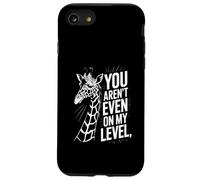 Funny You Are Not Even On My Level Diciendo Jirafa Mujeres Hombres Carcasa para iPhone SE (2020) / 7/8