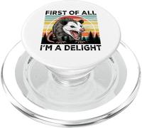 Funny Zarigüeya En Primer Lugar, Soy un Amante de la zarigüeya de delicias PopSockets PopGrip para MagSafe