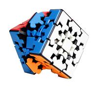 FunnyGoo YuMo Gear Cube 3 x 3 Puzzle Cube 3D Smooth Twist Multi Color