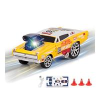 funnykid Mini Coche RC 1:64 - Coche Drift de Aleación, 3 Velocidades, Alcance 30 m, Recargable USB-C, 2.4GHz, Juguete RC con Conos - Regalo para Niños y Niñas 6+