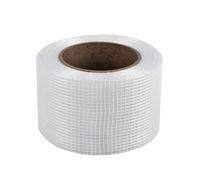Funnytek Cinta adhesiva de fibra de vidrio, 5 cm x 90 m, cinta genérica para cubrir juntas, cinta para juntas de cartón yeso, cinta para juntas para grietas y agujeros; tejido de refuerzo, cinta de