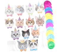 FUNOMOCYA 1 Juego Decoración Colgante de para Fiesta de Cumpleaños de Gato Adornos Diseño de Gatito Decorar Ventanas y Puertas Accesorios Divertidos para Celebraciones de