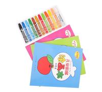 FUNOMOCYA 1 Juego Libro de para Crayones Reutilizables Páginas de Dibujo para Temas de Frutas Personajes y Transporte para Casa Clase o Aire