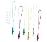 FUNOMOCYA 1 Juego Mirlitón De Metal Silbato Kazoo Mirlitón Para Instrumentos Kazoos Kazoo Flauta Kazoo Mirlitón De Fiesta Instrumento Kazoo Aleación De Aluminio