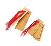 FUNOMOCYA 1 Par Tablero expreso de Shandong castañuela china matraca para niños banda de castañuelas cajas de percusion instrumentos percusion castañuelas de bambú badajo kuaiban