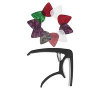 FUNOMOCYA 1 Set Capo para Guitarra Abrazadera de Guitarra Mecanismo de Liberación Rápida Accesorios para Acústica y Eléctrica