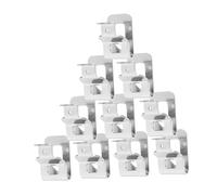 FUNOMOCYA 10 piezas Clip de Cinturón Metálico para Taladro Eléctrico Tornillos Soporte Reemplazo para Herramientas de Taller y Hogar Diseño Robusto y Duradero