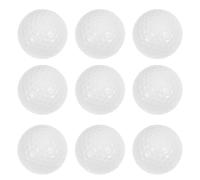 FUNOMOCYA 10 Piezas Pelotas de Golf de Entrenamiento Doble para Interior y Exterior Bolas Ligeras y Compactas de Colores Brillantes para Práctica y Deportes