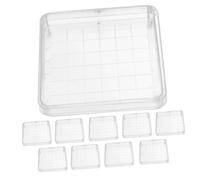 FUNOMOCYA 10 piezas Placas Petri Transparentes con Tapa Recipientes Plásticos para Laboratorio Uso Microbiología Biología y Proyectos Escolares