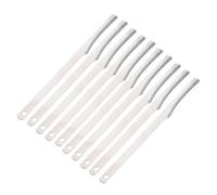 FUNOMOCYA 10 Piezas Raspador de Tejido y Cortauñas de Acero Inoxidable Plata, Herramienta Portátil Multifuncional para Pedicura y Cuidado de Pies y Manos