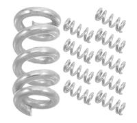 FUNOMOCYA 10 Piezas Surtido de 10 Resortes de Compresión Pequeños de Acero Inoxidable 0,5X2,5X5 MM para Bolígrafos, Kit de Resortes Metálicos Comprimidos para Uso Industrial y Oficina