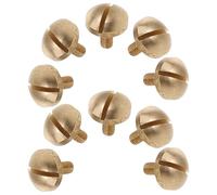 FUNOMOCYA 10 piezas Tornillos de Núcleo Metálico para Instrumentos Musicales Accesorios para Eje Central Compatibles con Mecanismos de Tres y Cuatro Teclas Planas Mejora Estabilidad y