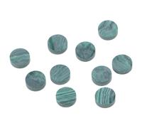 FUNOMOCYA 10 Puntos De Tono De Malaquita Para Guitarra Accesorios Para Guitarra Puntos Laterales Duraderos Para Diapasón Marcador De Posición Para Diapasón Accesorios Musicales Color