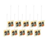 FUNOMOCYA 10 Unidades Colgante Difusor de Aroma para Coche de Silicona Duradera de Ambientador Colgante con Diseño Qian Da Ju Decoración Perfumada Segura y Suave para Interiores de Vehículo