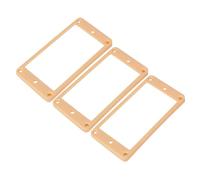 FUNOMOCYA 10piezas Marco De Pickup De Guitarra De Plástico Borde De Contorno Amarillo Para Humbuckers Fácil Instalación y Uso Compatible Guitarras Eléctricas y Acústicas