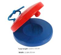 FUNOMOCYA 12 Piezas Juguetes Musicales Infantiles de Madera Originales Rojo y Azul Instrumento de Percusión Portátil para Ayuda Didáctica para Desarrollo del Ritmo y Musical