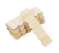 FUNOMOCYA 12 Piezas Miniaturas Tejas de Madera para Casa Muñecas Accesorios Decoración Techo Casita Madera