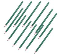 FUNOMOCYA 12 Rotuladores de Cera Despegables para Vidrio y Metal, Lápices de Grasa en Papel Verde, Ideales para Industria y Trabajo en Cuero Varios estilos