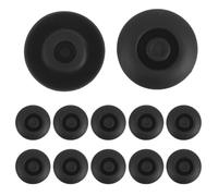 FUNOMOCYA 12 Tapones de Goma Negros para Carrocería, a Prueba de Polvo y Humedad, para Puerta y Chasis, Kit de Sellado Automotriz