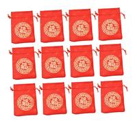 FUNOMOCYA 12piezas Bolsas de Obsequio Estilo Chino Cordón Bolsa Brocado para Joyas Delicadas para Dulces de Boda Contenedor de Obsequio para Bodas