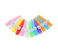 FUNOMOCYA 12piezas Juguetes Kazoo Para Niño Niña Instrumentos Musicales De Percusión Sencillos Portátiles Para Principiantes y Acompañamiento Fiestas Infantiles