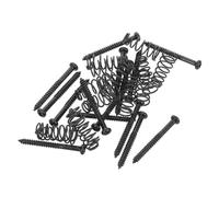 FUNOMOCYA 15 Piezas Kit Tornillos y Muelles para Pastillas de Guitarra Eléctrica Rosca Ajuste Preciso de Altura Montaje Seguro para Estabilidad y Sonido Claro