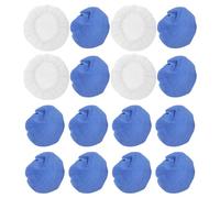 FUNOMOCYA 16 Fundas Protectoras para Pulidoras De Vehículos Fundas De Microfibra para Almohadillas De Pulido De Vehículos