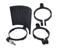 FUNOMOCYA 1juego Pantalla De Aislamiento Acústico Para Micrófono Clip Cubierta Antiviento y Soporte De Escritorio Accesorio De Grabación Portátil Para Estudios y Ktv