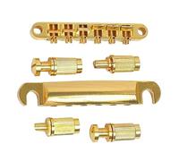 FUNOMOCYA 1juego Zinc Alloy Electric Guitar Bridge Strings and Lightweight Design for Custom Tone Adjustments