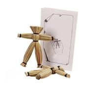 FUNOMOCYA 2 Espantapájaros Pequeños Juguete Divertido para Bromas Accesorios De Terror para Halloween Accesorio para Fotos Bromas para Fiestas Infantiles Color Beige