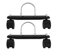 FUNOMOCYA 2 Juegos Base para Calentador Eléctrico con Soporte Resistente y Ruedas Giratorias Silenciosas Kit para Radiadores de Aceite con Accesorios Duraderos y Protección para Suelos