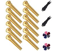 FUNOMOCYA 2 Juegos herramienta de reparación de guitarra partes de guitarra acústica reparación del puente Puller de alfiler