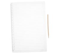 FUNOMOCYA 2 Juegos Plantillas de Regla para Examen Espaciado Plástico Transparente para Escritura Caligrafía y Dibujo de Respuesta