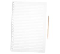 FUNOMOCYA 2 Juegos Plantillas Regla Líneas Rectas Espacio Regla Plástico Transparente para Exámenes Escritura Caligrafía Dibujo