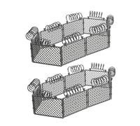 FUNOMOCYA 2 Juegos Vallas de Plástico Abs para Juguetes de Granja Cercado Pequeño para Animales de Corral Accesorios Duraderos para Dioramas y DIY