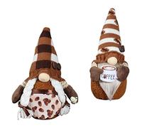 FUNOMOCYA 2 Piezas Adorno Peluche Faceless Dwarf para Decoración para Hogar Oficina y Fiestas