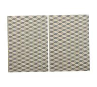 FUNOMOCYA 2 Piezas Baldosas Cerámicas Recortables Accesorio Decorativo Miniatura para Interiores Realistas