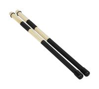 FUNOMOCYA 2 Piezas de Baquetas de Bambú para Tambores, Cepillo de Percusión Ligero Sensación Natural, Adecuado para Bandas Juveniles y Trabajos en Foso Orquestal de Jazz