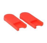 FUNOMOCYA 2 Piezas de Silicona para Reposapulgar de Saxofón Almohadilla Antideslizante en Color Rojo, Accesorio Cómodo y Protector para Aliviar la Fatiga en Saxofón Alto, Agudo y Tenor