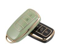 FUNOMOCYA 2 Piezas Funda para Llave de Coche Chery Little Ant Carcasa Protectora TPU Resistente Diseño Exclusivo Protección contra Arañazos y Caídas de Negra y Verde
