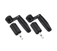 FUNOMOCYA 2 Piezas Herramienta para Cambiar Cuerdas Guitarra y Ukelele Enrollador Eléctrico y Manual Diseño Ligero y Portátil Negro Compatible con Varios Modelos y Duradero